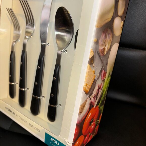 NEW Zwilling Ballarini AVOLA 18/10 Stainless Steel Cutlery Flatware 20pcs Set - Picture 4 of 10